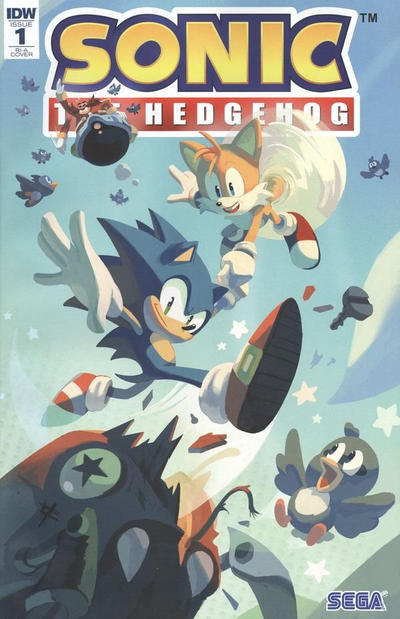 Cover for Sonic the Hedgehog (IDW, 2018 series) #1 [first retailer incentive variant]