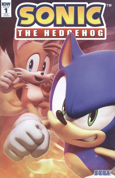 Cover for Sonic the Hedgehog (IDW, 2018 series) #1 [second retailer incentive variant]