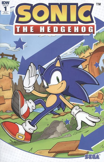 Cover for Sonic the Hedgehog (IDW, 2018 series) #1 [third retailer incentive variant]