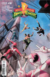 Cover Thumbnail for Mighty Morphin Power Rangers (2016 series) #18 [Regular Cover - Jamal Campbell]