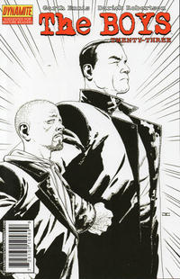Cover Thumbnail for The Boys (Dynamite Entertainment, 2007 series) #23 [Black and White Incentive Cover - John Cassaday]
