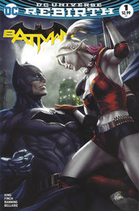 Cover Thumbnail for Batman (DC, 2016 series) #1 [Legacy Edition Artgerm Color Cover]