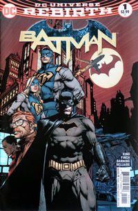Cover Thumbnail for Batman (DC, 2016 series) #1 [Second Printing]