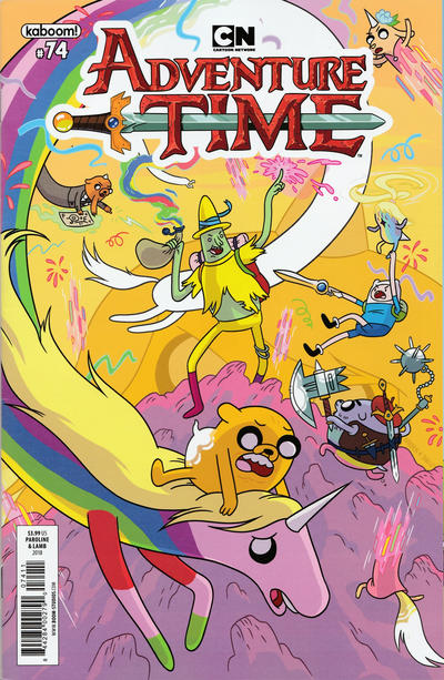 Cover for Adventure Time (Boom! Studios, 2012 series) #74 [Regular Cover - Shelli Paroline & Braden Lamb]