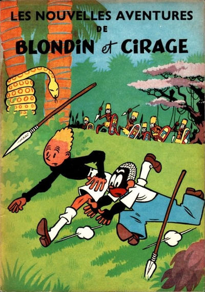 Cover for Blondin et Cirage (Dupuis, 1951 series) #[1] - Les nouvelles aventures de Blondin et Cirage 