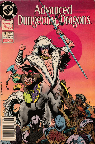 Cover for Advanced Dungeons & Dragons Comic Book (DC, 1988 series) #2 [Newsstand]