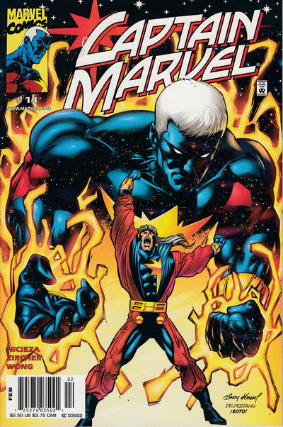 Cover for Captain Marvel (Marvel, 2000 series) #14 [Newsstand]