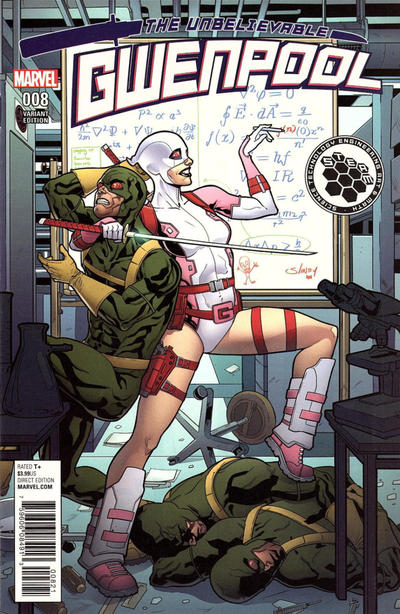 Cover for The Unbelievable Gwenpool (Marvel, 2016 series) #8 [Variant Edition - STEAM Exclusive - Will Sliney Cover]