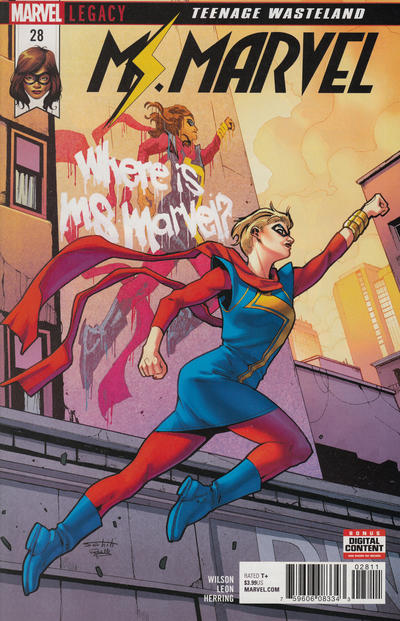 Cover for Ms. Marvel (Marvel, 2016 series) #28