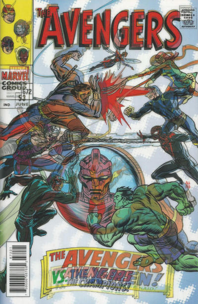 Cover for Avengers (Marvel, 2017 series) #672 [Michael Allred Lenticular Homage]