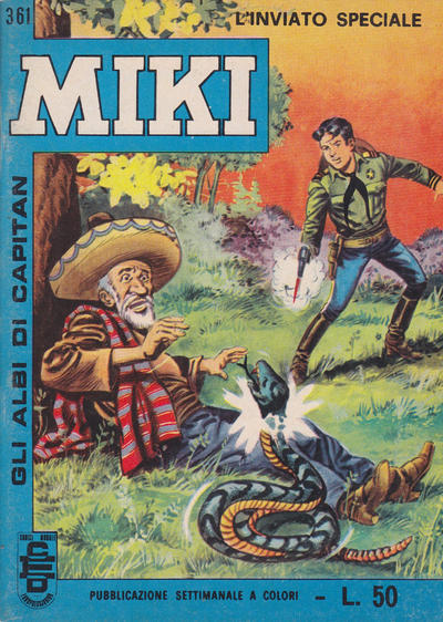 Cover for Gli Albi di Capitan Miki (Casa Editrice Dardo, 1962 series) #361