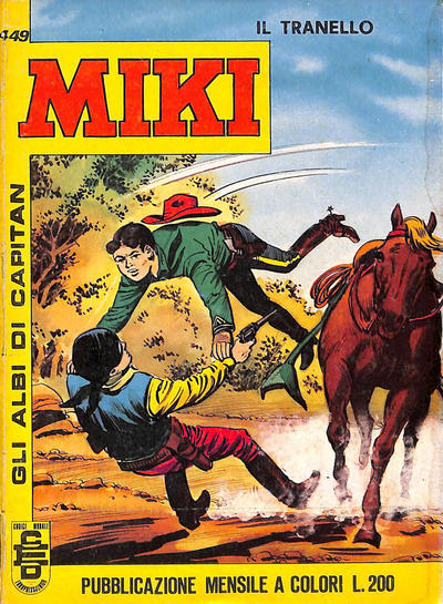 Cover for Gli Albi di Capitan Miki (Casa Editrice Dardo, 1962 series) #449