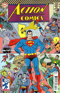 Cover Thumbnail for Action Comics (DC, 2011 series) #1000 [1960s Variant Cover by Michael Allred]
