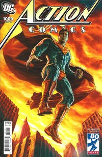 Cover Thumbnail for Action Comics (DC, 2011 series) #1000 [2000s Variant Cover by Lee Bermejo]