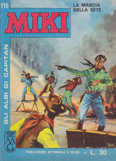 Cover for Gli Albi di Capitan Miki (Casa Editrice Dardo, 1962 series) #116