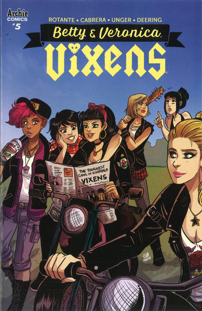Cover for Betty & Veronica: Vixens (Archie, 2017 series) #5 [Cover A Eva Cabrera]