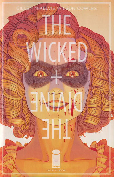 Cover for The Wicked + The Divine (Image, 2014 series) #35 [Cover A by Jamie McKelvie]