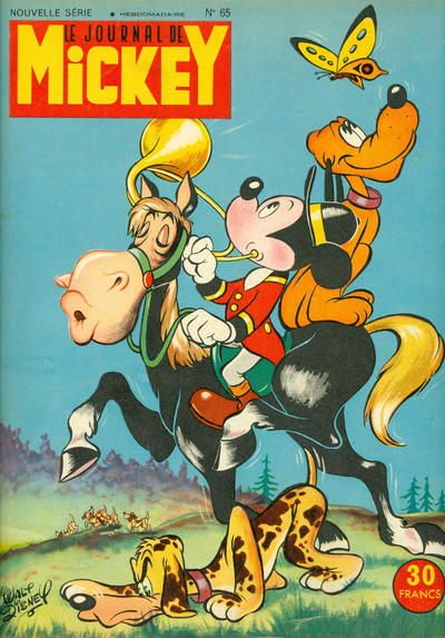 Cover for Le Journal de Mickey (Hachette, 1952 series) #65