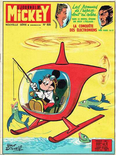 Cover for Le Journal de Mickey (Hachette, 1952 series) #835