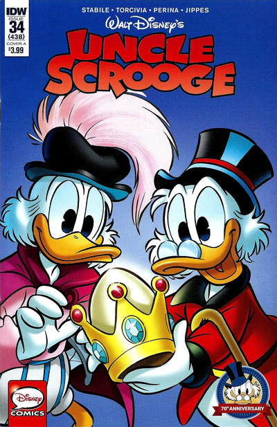 Cover for Uncle Scrooge (IDW, 2015 series) #34 / 438 [Cover A]