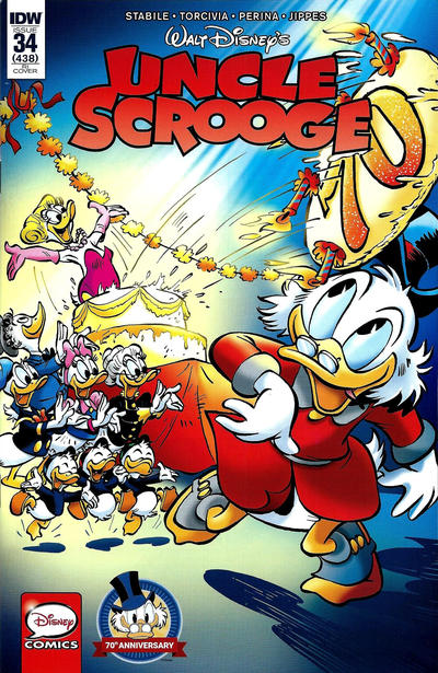 Cover for Uncle Scrooge (IDW, 2015 series) #34 [Retailer Incentive Cover - Daan Jippes Variant Art]