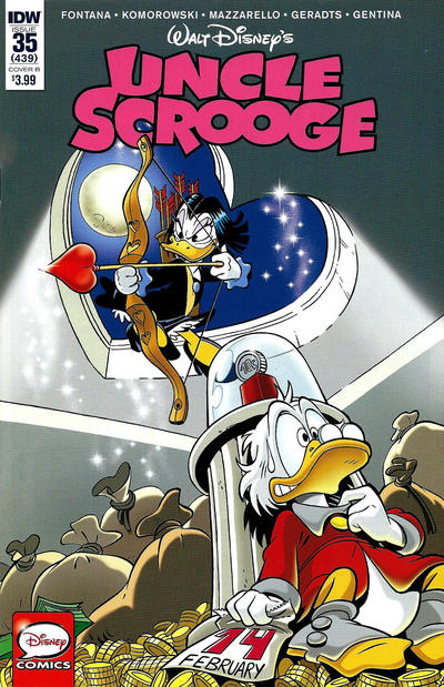 Cover for Uncle Scrooge (IDW, 2015 series) #35 [Cover B - Francisco Rodriguez Peinado Variant Art]