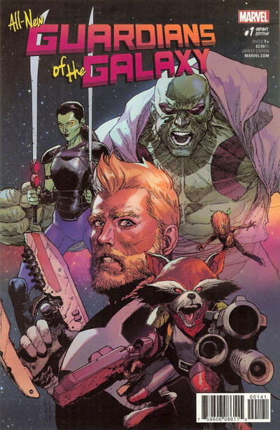 Cover for All-New Guardians of the Galaxy (Marvel, 2017 series) #1 [Incentive Leinil Francis Yu Variant]