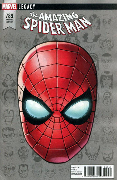 Cover for Amazing Spider-Man (Marvel, 2015 series) #789 [Variant Edition - ‘Legacy Headshot’ - Mike McKone Cover]