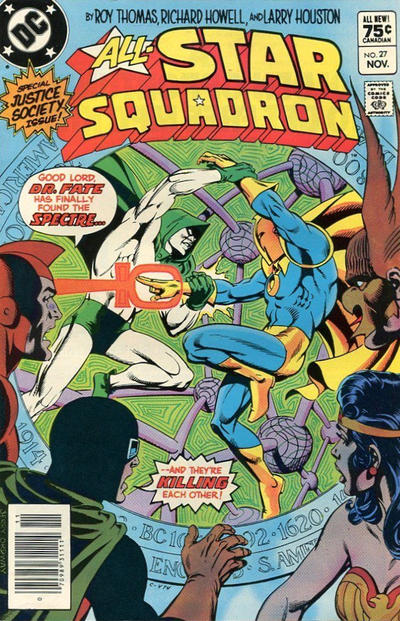 Cover for All-Star Squadron (DC, 1981 series) #27 [Canadian]