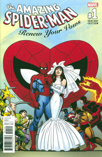 Cover for Amazing Spider-Man: Renew Your Vows (Marvel, 2017 series) #1 [Variant Edition - John Romita Cover]