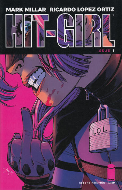 Cover for Hit-Girl (Image, 2018 series) #1 [Second Printing]