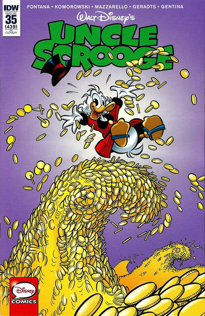 Cover for Uncle Scrooge (IDW, 2015 series) #35 [Retailer Incentive Cover - Michele Mazzon Variant Art]