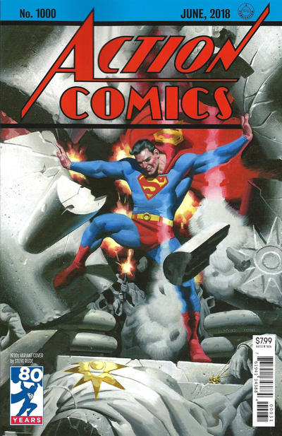 Cover for Action Comics (DC, 2011 series) #1000 [1930s Variant Cover by Steve Rude]