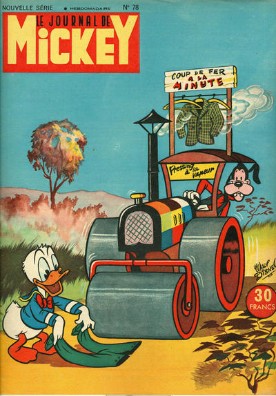 Cover for Le Journal de Mickey (Hachette, 1952 series) #78