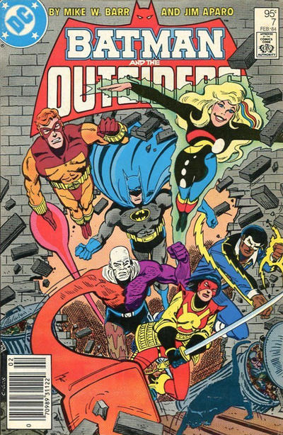 Cover for Batman and the Outsiders (DC, 1983 series) #7 [Canadian]