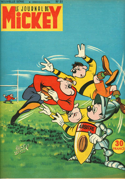 Cover for Le Journal de Mickey (Hachette, 1952 series) #81