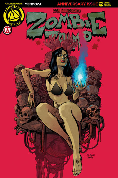 Cover for Zombie Tramp (Action Lab Comics, 2014 series) #25 [Marcelo Costa Variant Cover]