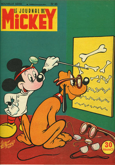 Cover for Le Journal de Mickey (Hachette, 1952 series) #85