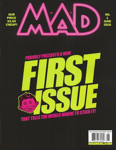 Cover for Mad (EC, 2018 series) #1 [Newsstand Edition]