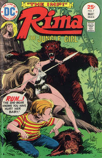Cover Thumbnail for Rima, the Jungle Girl (DC, 1974 series) #7