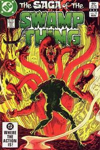 Cover Thumbnail for The Saga of Swamp Thing (DC, 1982 series) #13 [Direct]