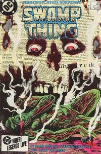 Cover for The Saga of Swamp Thing (DC, 1982 series) #35 [Direct]