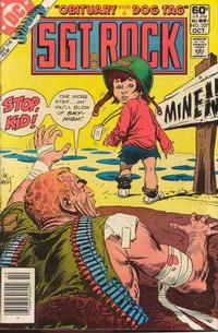 Cover Thumbnail for Sgt. Rock (DC, 1977 series) #357 [Newsstand]