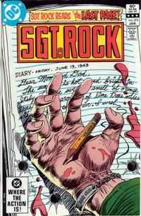 Cover for Sgt. Rock (DC, 1977 series) #372 [Direct]