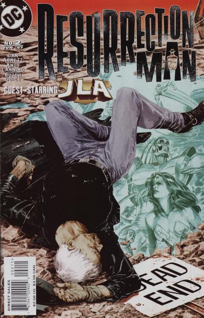Cover for Resurrection Man (DC, 1997 series) #2