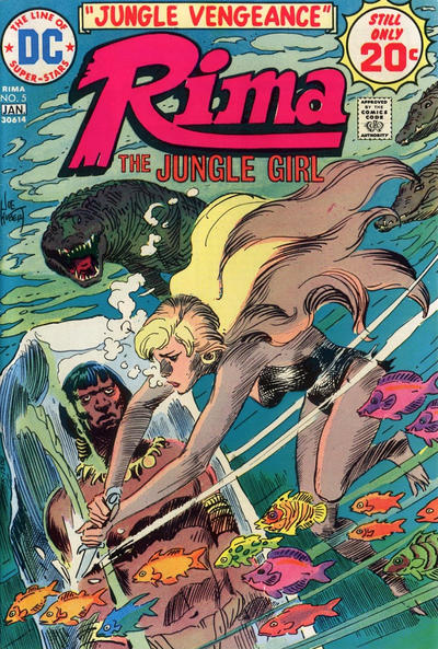 Cover for Rima, the Jungle Girl (DC, 1974 series) #5