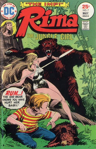 Cover for Rima, the Jungle Girl (DC, 1974 series) #7