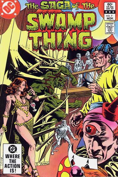 Cover for The Saga of Swamp Thing (DC, 1982 series) #7 [Direct]