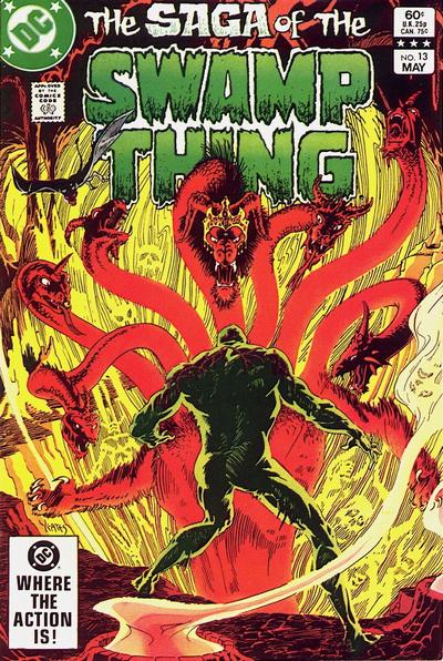 Cover for The Saga of Swamp Thing (DC, 1982 series) #13 [Direct]