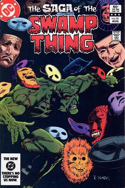 Cover for The Saga of Swamp Thing (DC, 1982 series) #16 [Direct]